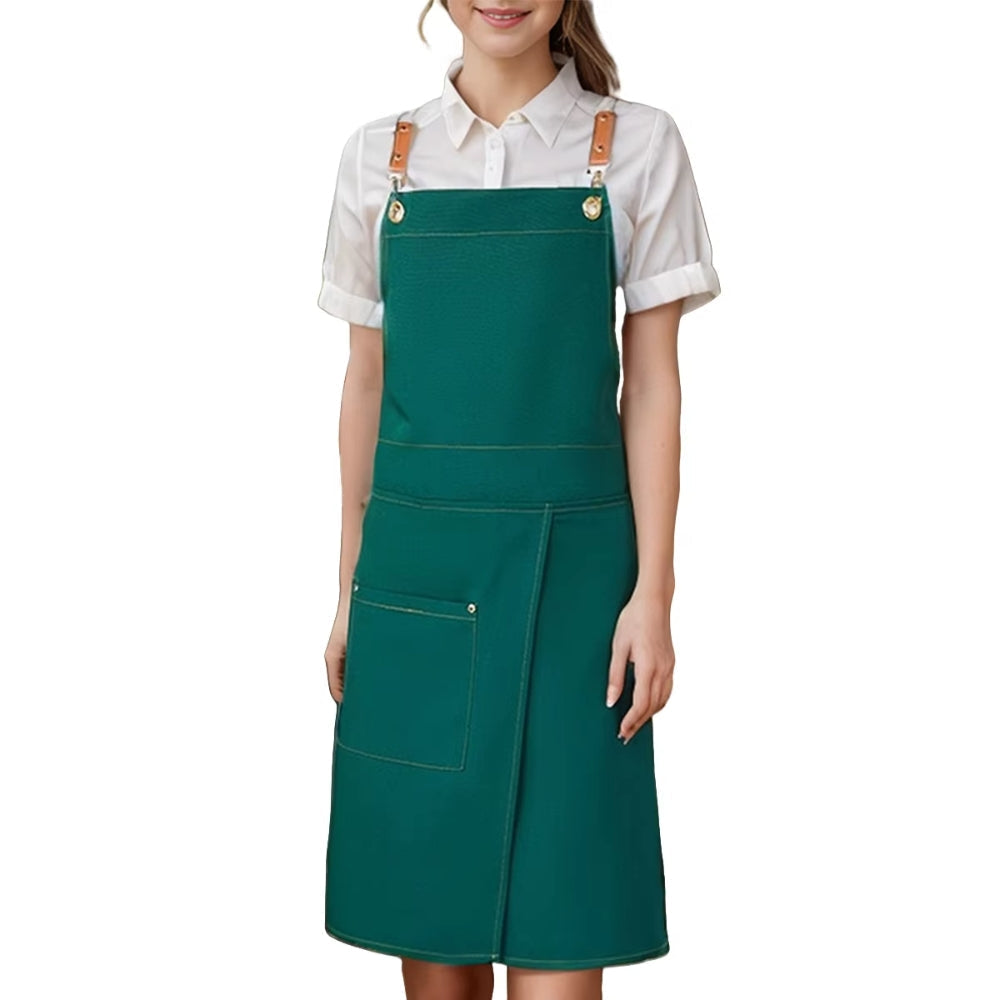 Water-Resistant Microfiber Split Skirt Apron (Adjustable Metal Buckles)
