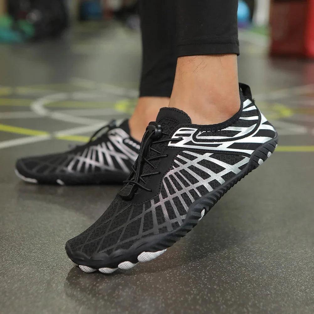 Water Shoes Quick-Dry Breathable Mesh Anti-Slip Rubber Sole