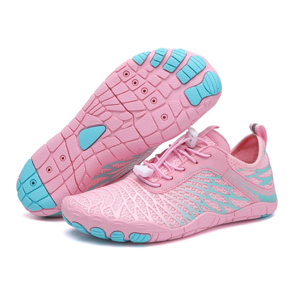 Water Shoes Quick-Dry Breathable Mesh Anti-Slip Rubber Sole