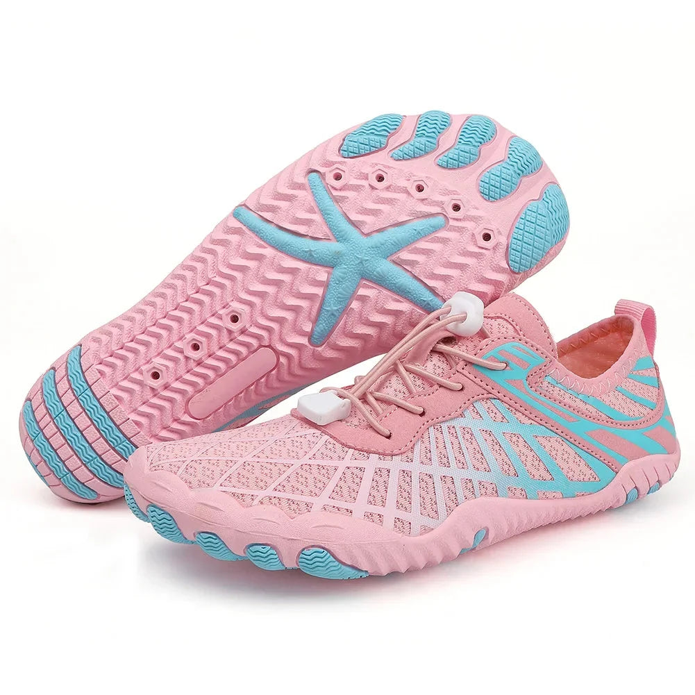 Water Shoes Quick-Dry Breathable Mesh Anti-Slip Rubber Sole