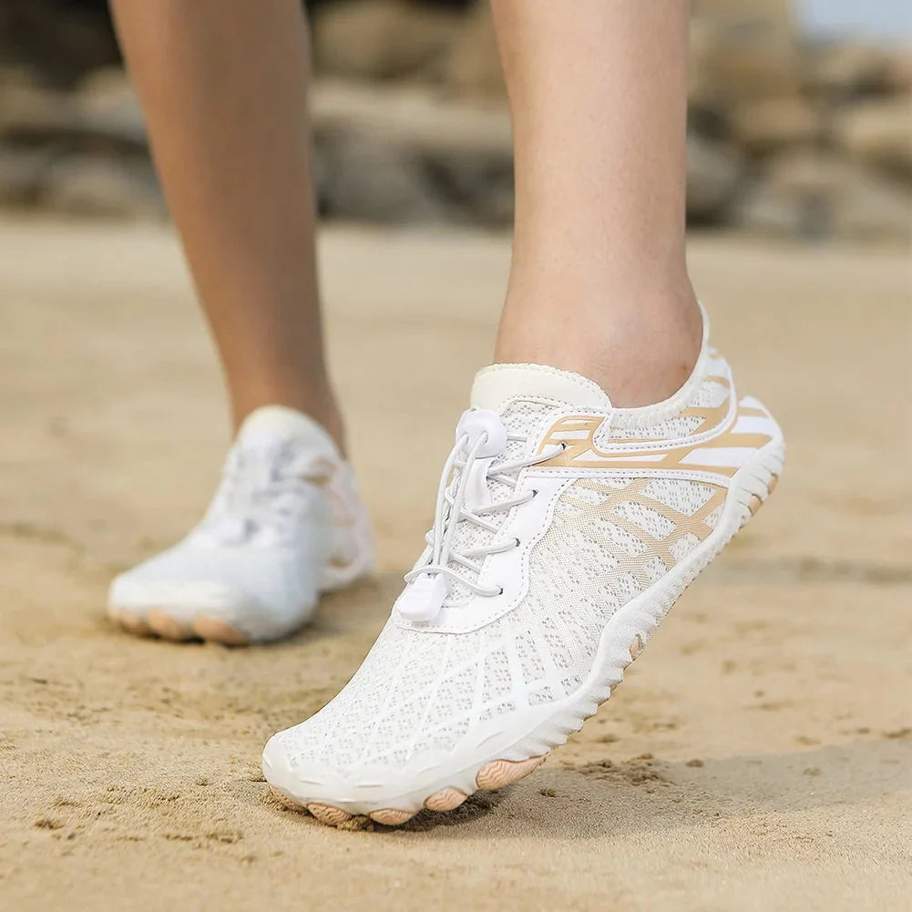Water Shoes Quick-Dry Breathable Mesh Anti-Slip Rubber Sole