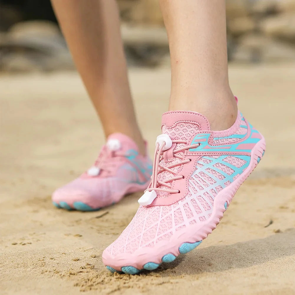 Water Shoes Quick-Dry Breathable Mesh Anti-Slip Rubber Sole