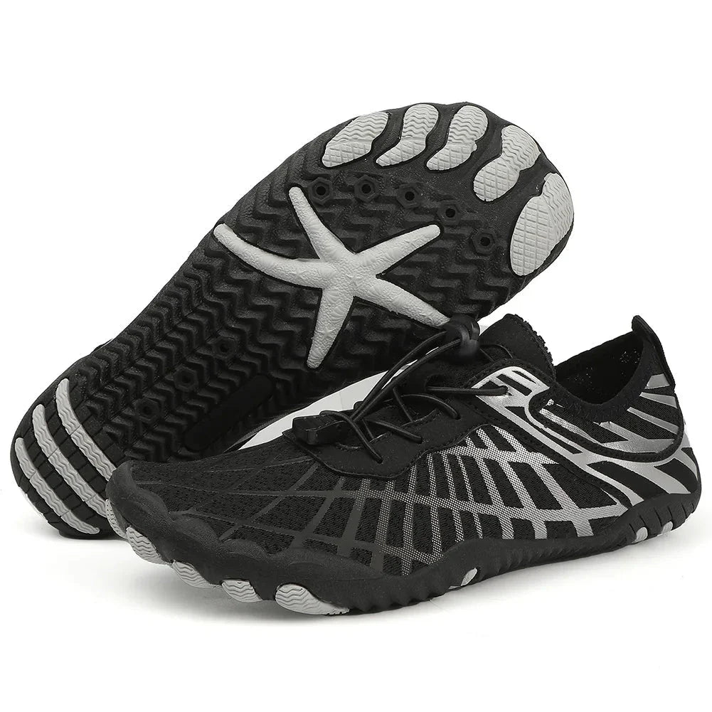 Water Shoes Quick-Dry Breathable Mesh Anti-Slip Rubber Sole