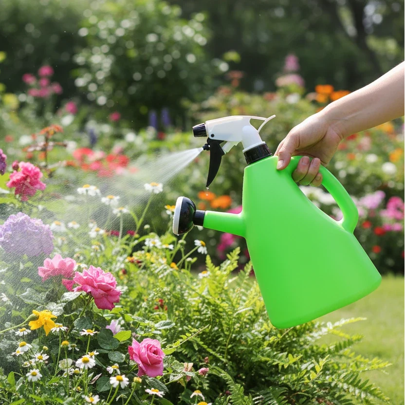 Watering Can Indoor Ergonomic Dual-Spray 1L