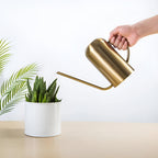 Watering Can Stainless Steel Ergonomic Spout 1.5L Capacity