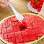 Watermelon Slicer 2-in-1 Fork Cutter Stainless Steel
