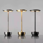 Waterproof Aluminum USB-C Rechargeable Touch Dimmer Table Lamp
