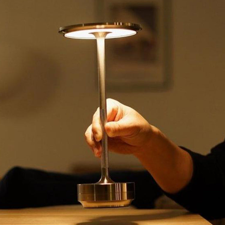Waterproof Aluminum USB-C Rechargeable Touch Dimmer Table Lamp