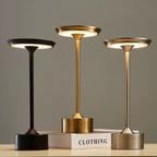 Waterproof Aluminum USB-C Rechargeable Touch Dimmer Table Lamp