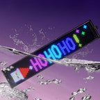 Waterproof App & Remote-Controlled RGB LED Message Panel (USB-Powered)