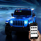 Waterproof App & Remote-Controlled RGB LED Message Panel (USB-Powered)