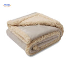 Waterproof Blanket Soft Velour Machine Washable