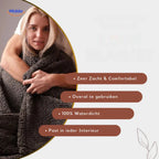 Waterproof Blanket Soft Velour Machine Washable