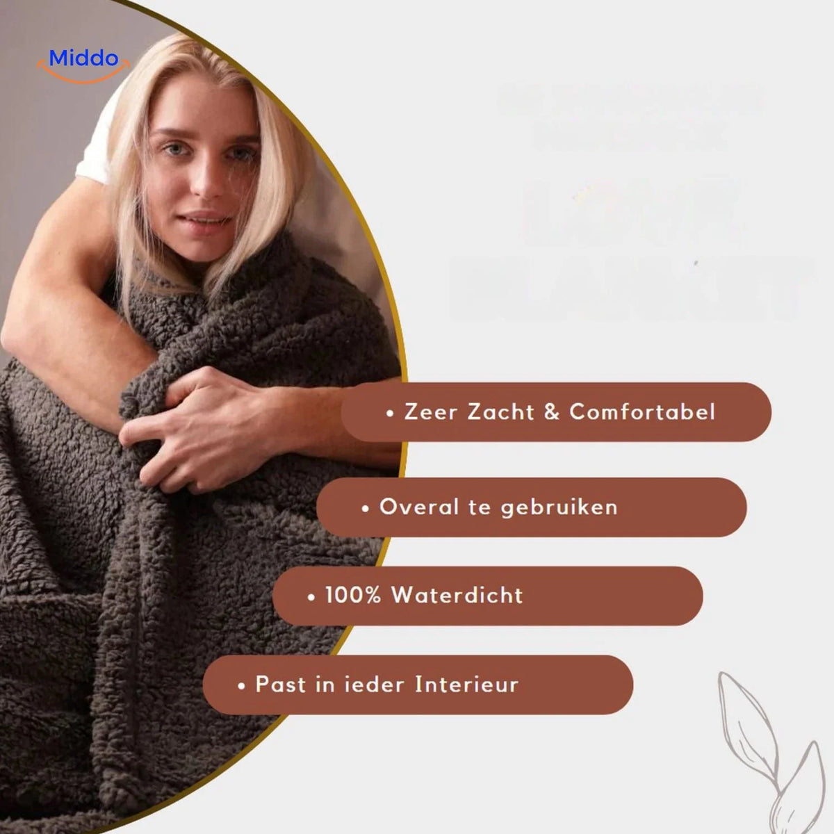 Waterproof Blanket Soft Velour Machine Washable