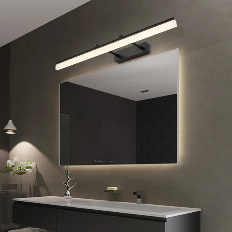 Waterproof Energy-Efficient Slim LED Bathroom Vanity Light (Wall-Mount)