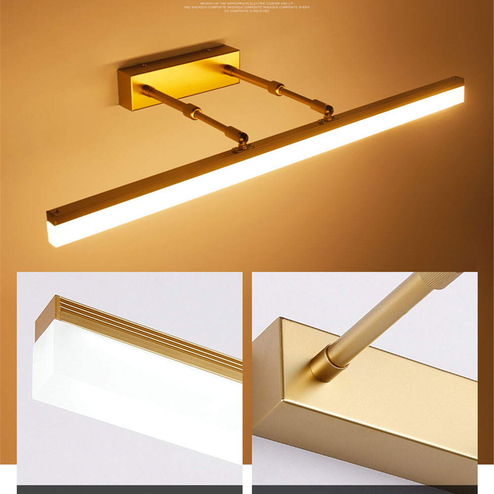 Waterproof Energy-Efficient Slim LED Bathroom Vanity Light (Wall-Mount)