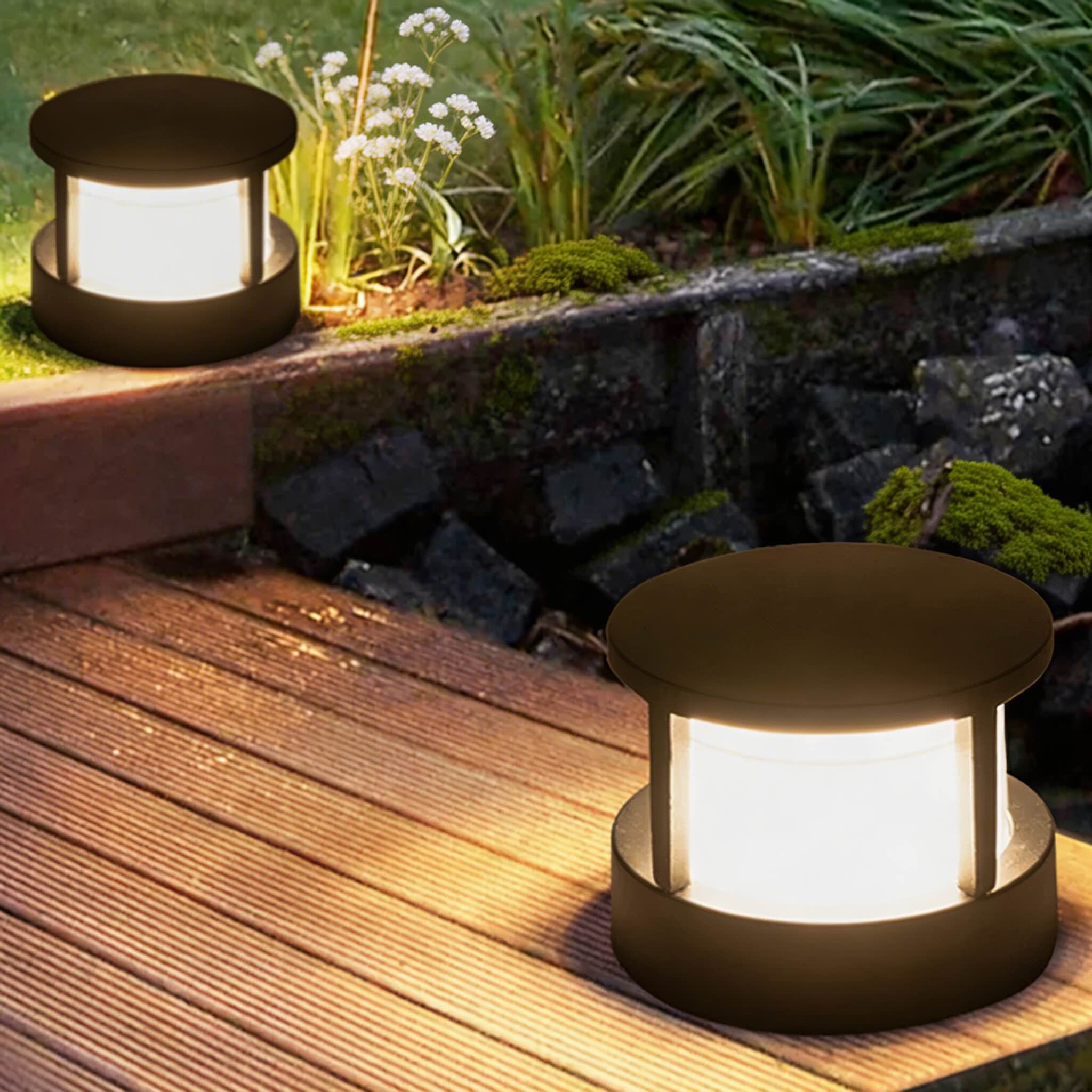 Waterproof IP54 Die-Cast Aluminum LED Pillar Light