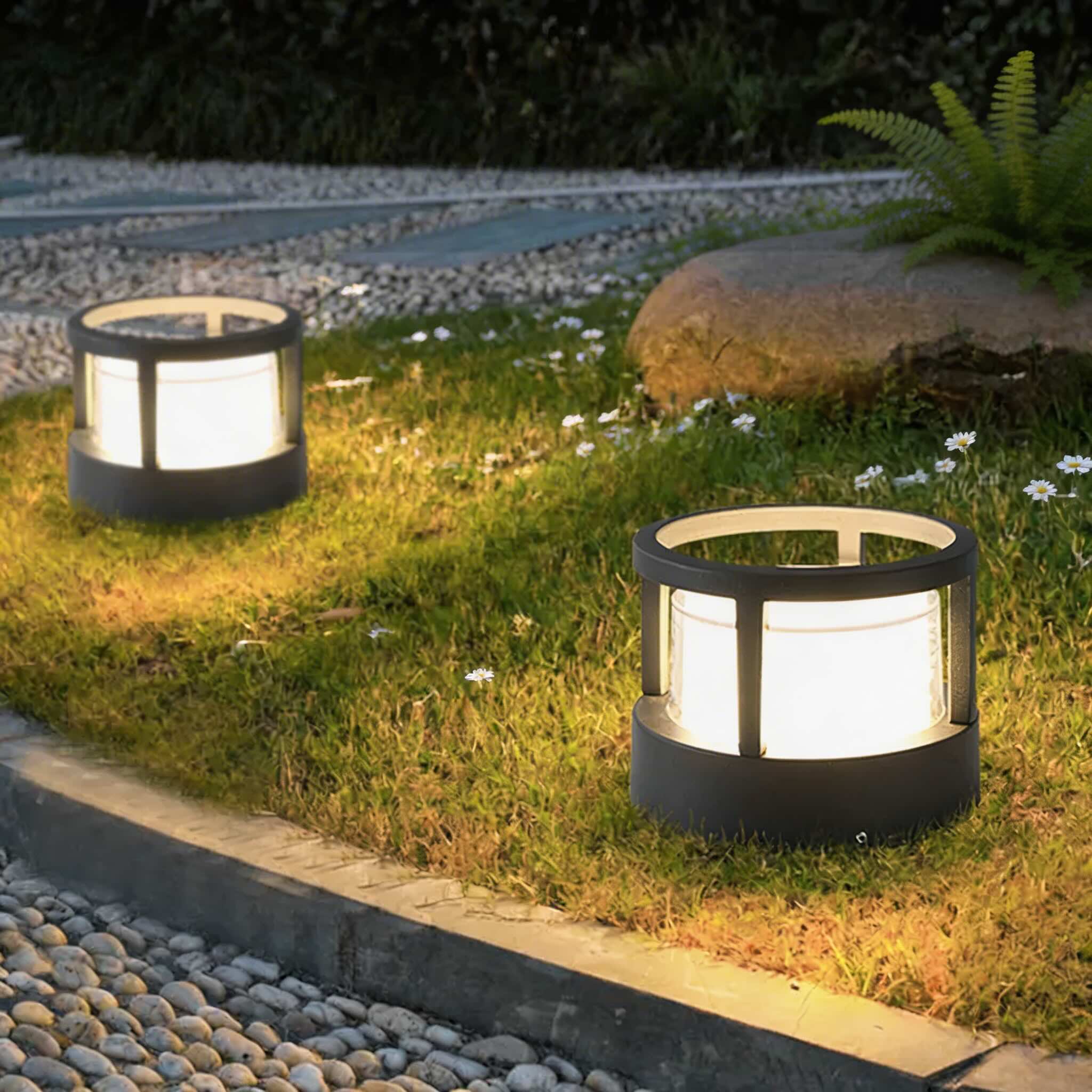 Waterproof IP54 Die-Cast Aluminum LED Pillar Light