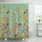 Waterproof Polyester Machine Washable Shower Curtain