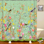 Waterproof Polyester Machine Washable Shower Curtain