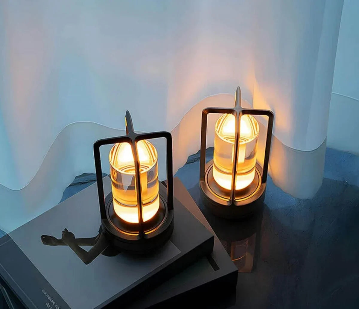 Waterproof Rechargeable Touch-Dimmable Crystal Table Lamp
