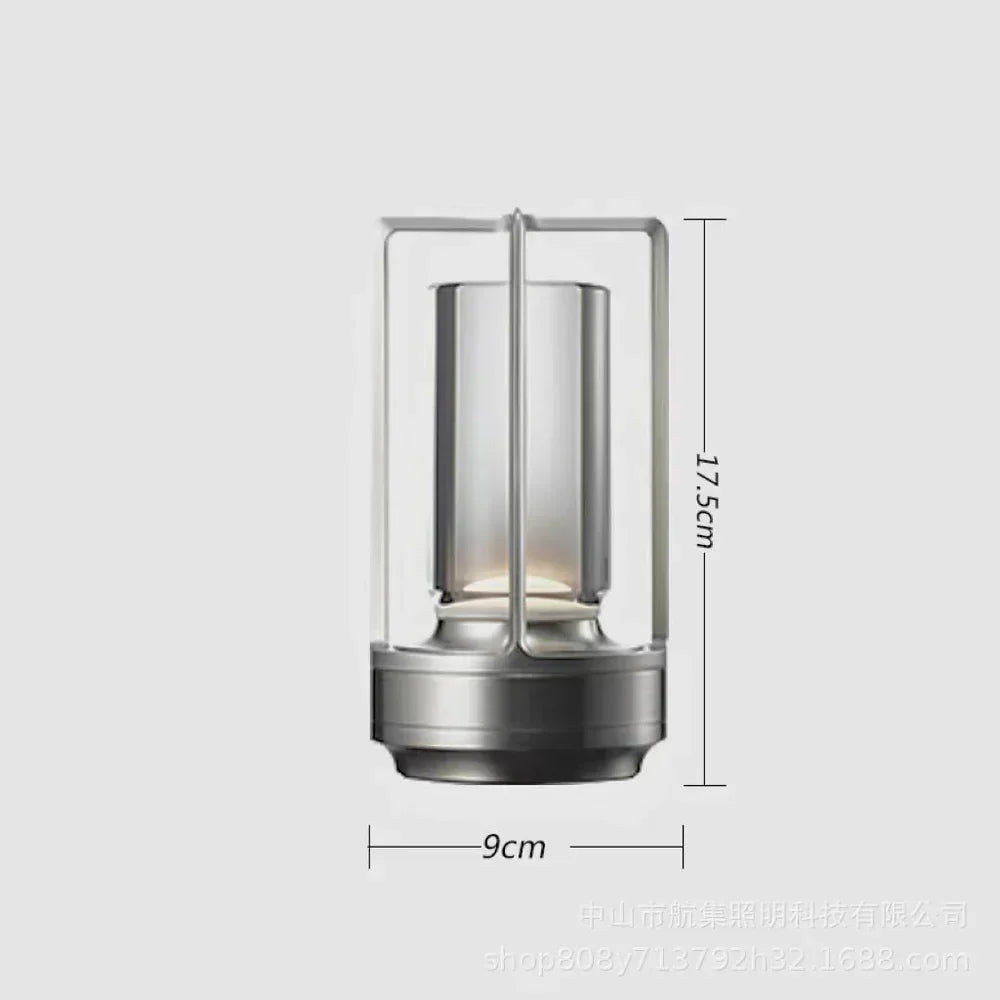 Waterproof Rechargeable Touch-Dimmable Crystal Table Lamp