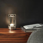 Waterproof Rechargeable Touch-Dimmable Crystal Table Lamp