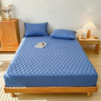 Waterproof Soft-Sanded Polyester Fitted Sheet Set (Deep Pockets)