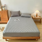 Waterproof Soft-Sanded Polyester Fitted Sheet Set (Deep Pockets)