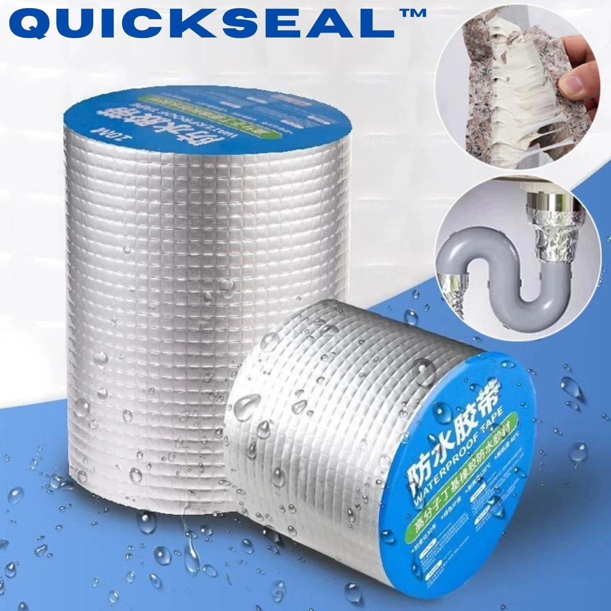 Waterproof Tape Butyl Rubber Strong Adhesive 20m Roll