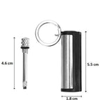 Waterproof & Windproof Stainless Steel Fire Starter Keychain