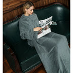 Wearable Blanket Oversized Plush Fleece Kangaroo Pocket