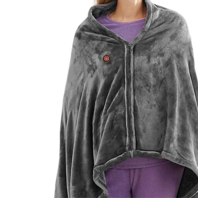 Wearable Heated Blanket USB Powered 3 Heat Levels Machine Washable