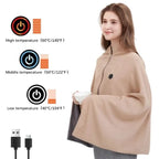 Wearable Heated Blanket USB Powered 3 Heat Levels Machine Washable