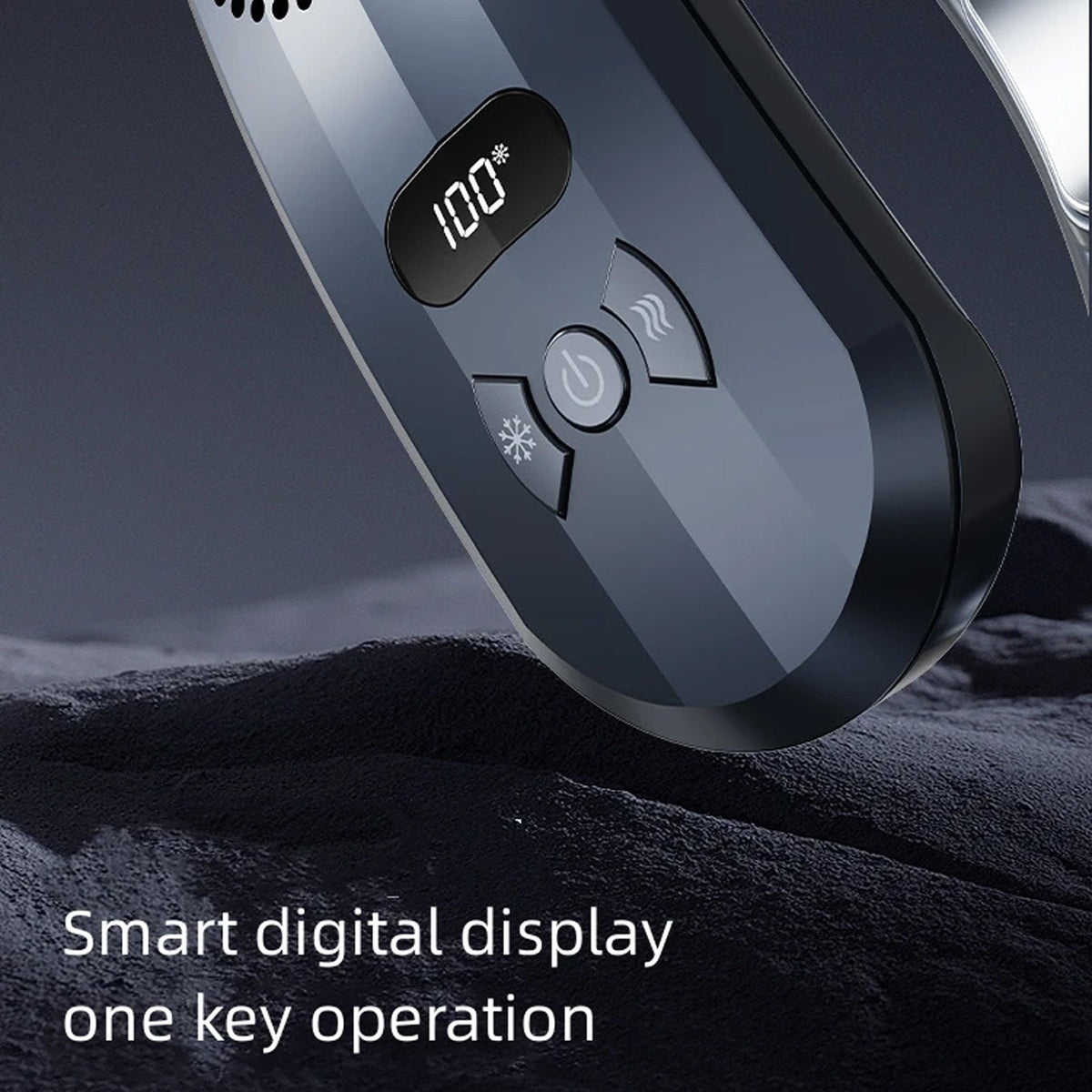 Wearable Neck Fan 360° Airflow Fast Cooling 8-Hour Battery