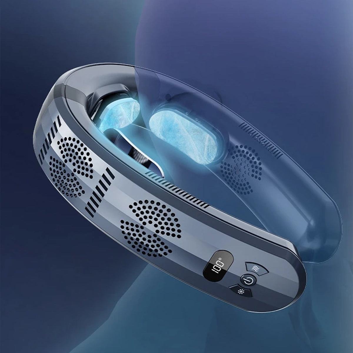Wearable Neck Fan 360° Airflow Fast Cooling 8-Hour Battery