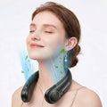 Wearable Neck Fan Bladeless Dual Brushless 360° Airflow 14-Hour