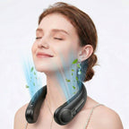 Wearable Neck Fan Bladeless Dual Brushless 360° Airflow 14-Hour