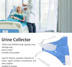 Wearable Urine Collector 1L Bag Adjustable Straps