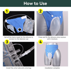 Wearable Urine Collector Silicone & Adjustable Straps 1000 mL