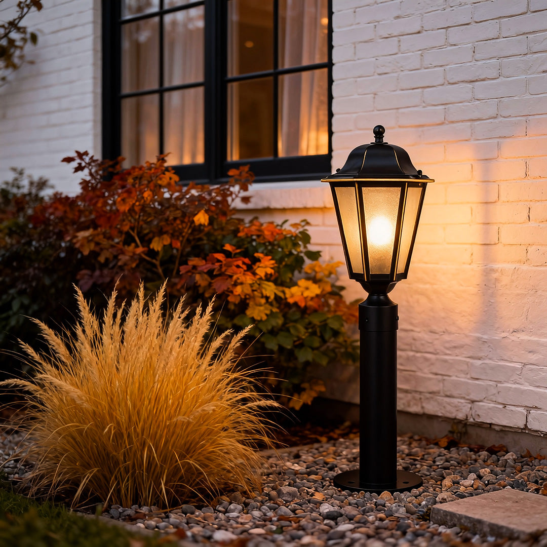 Weather-Resistant Copper Path Light (E27 Socket)