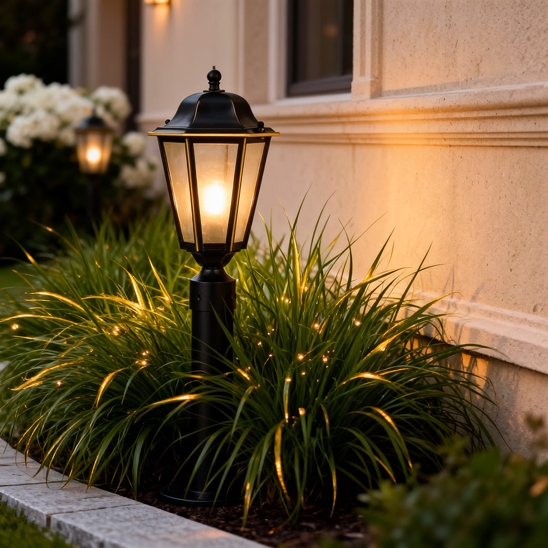 Weather-Resistant Copper Path Light (E27 Socket)