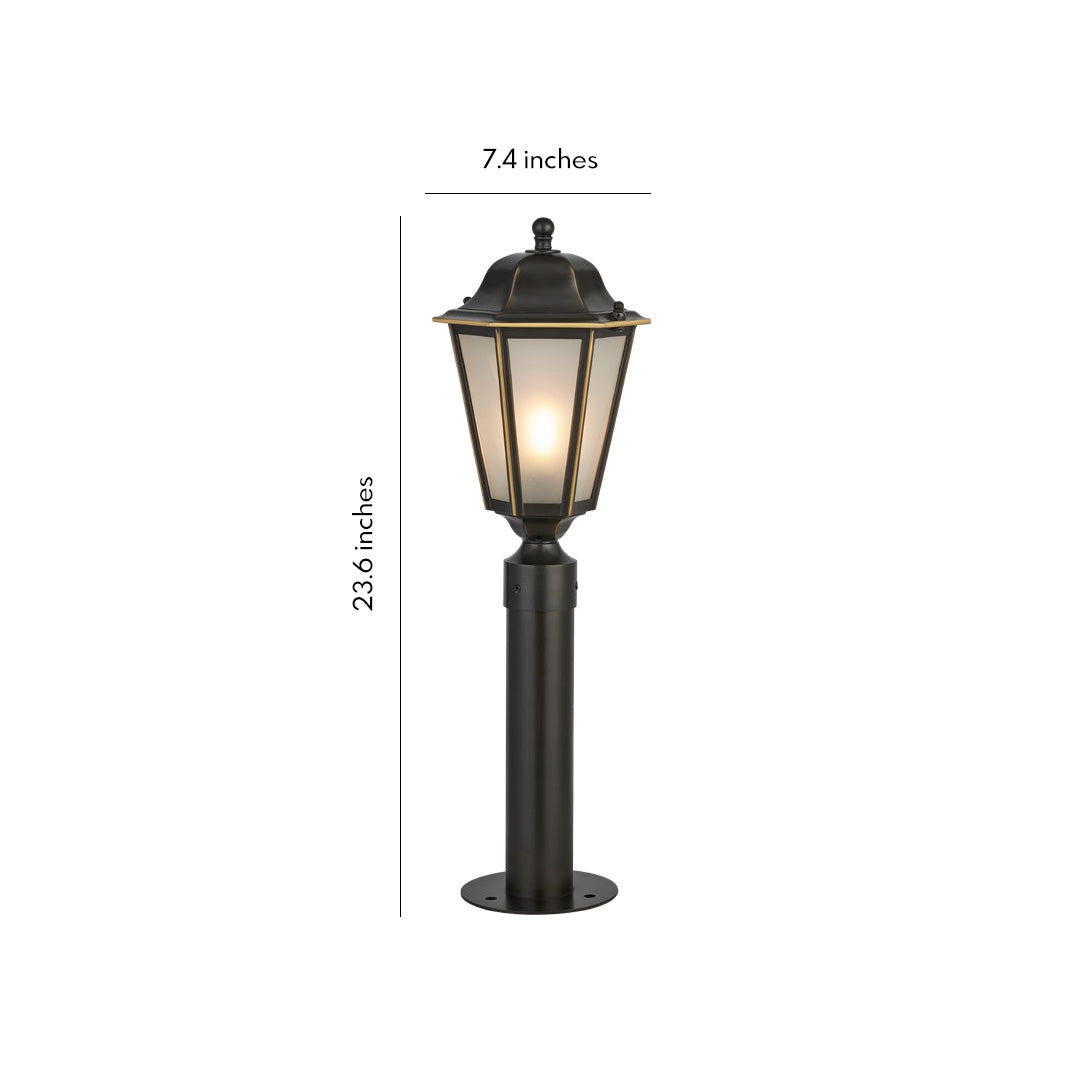 Weather-Resistant Copper Path Light (E27 Socket)