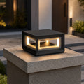 Weather-Resistant Stainless Steel LED Post Light (Solar & Hardwired)