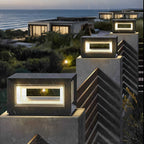 Weather-Resistant Stainless Steel LED Post Light (Solar & Hardwired)