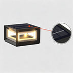 Weather-Resistant Stainless Steel LED Post Light (Solar & Hardwired)