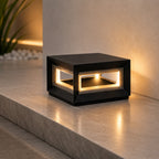 Weather-Resistant Stainless Steel LED Post Light (Solar & Hardwired)