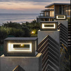 Weather-Resistant Stainless Steel LED Post Light (Solar & Hardwired)