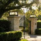 Weather-Resistant Stainless Steel LED Post Light (Solar & Hardwired)