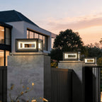 Weather-Resistant Stainless Steel LED Post Light (Solar & Hardwired)